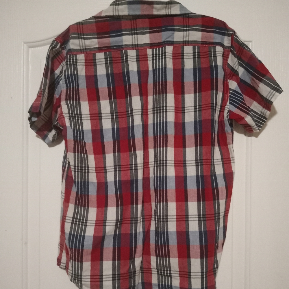 Red flannel button down - Picture 2 of 3